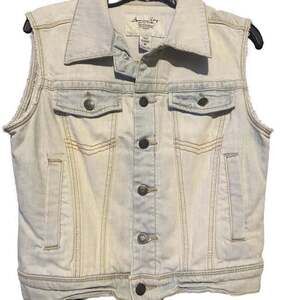 American Rag Denim Vest S (4-6)